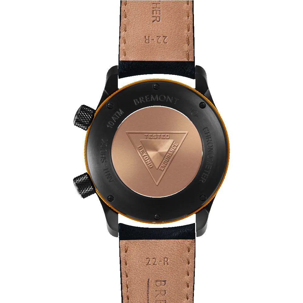 MBII Custom DLC, White Dial with Yellow Barrel & Closed Case Back sold by Bremont product image thumbnail 3