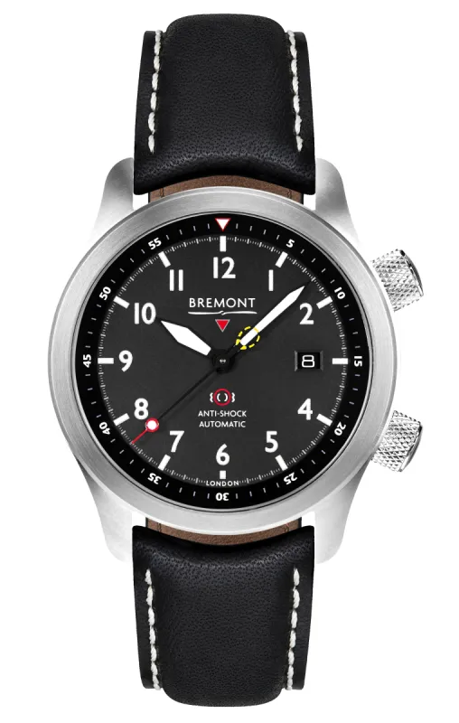 MBII Custom Stainless Steel, Black Dial with Dark Blue Barrel & Closed Case Back sold by Bremont