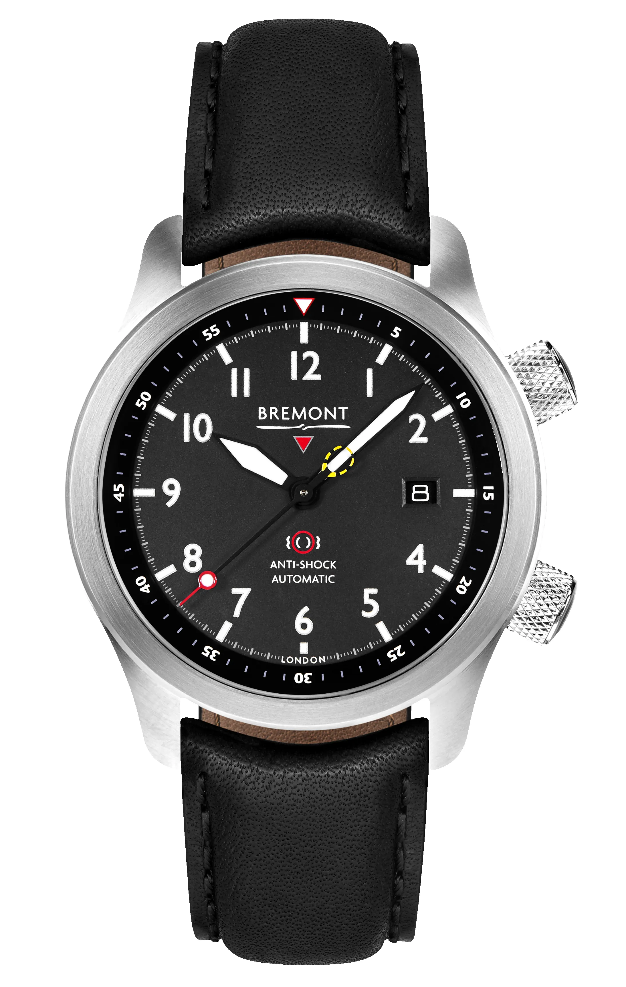 MBII Custom Stainless Steel, Black Dial with Dark Blue Barrel & Closed Case Back sold by Bremont product image thumbnail 4