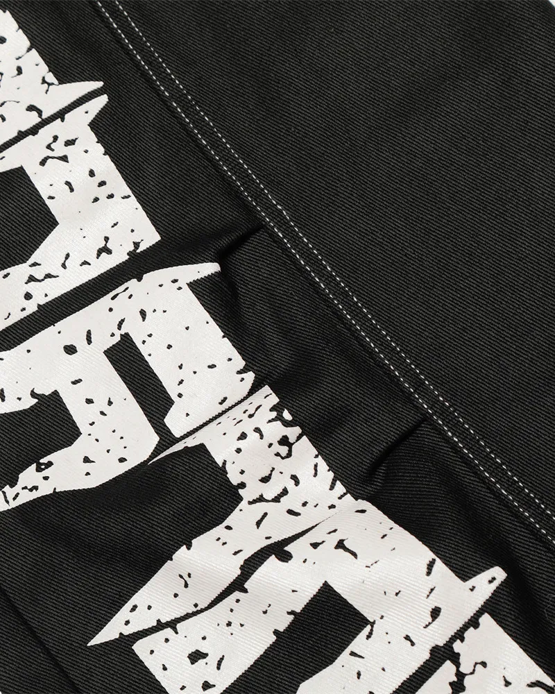 Bold Letter Print Wide-Leg Pants sold by KIIKIO product image thumbnail 4