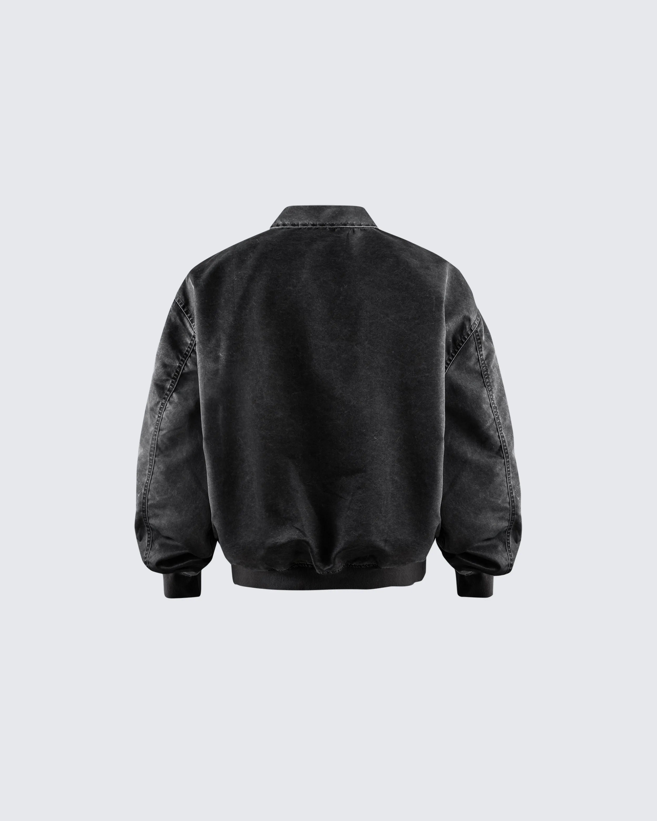 Washed Zip-Up Cotton Jacke sold by KIIKIO product image thumbnail 2