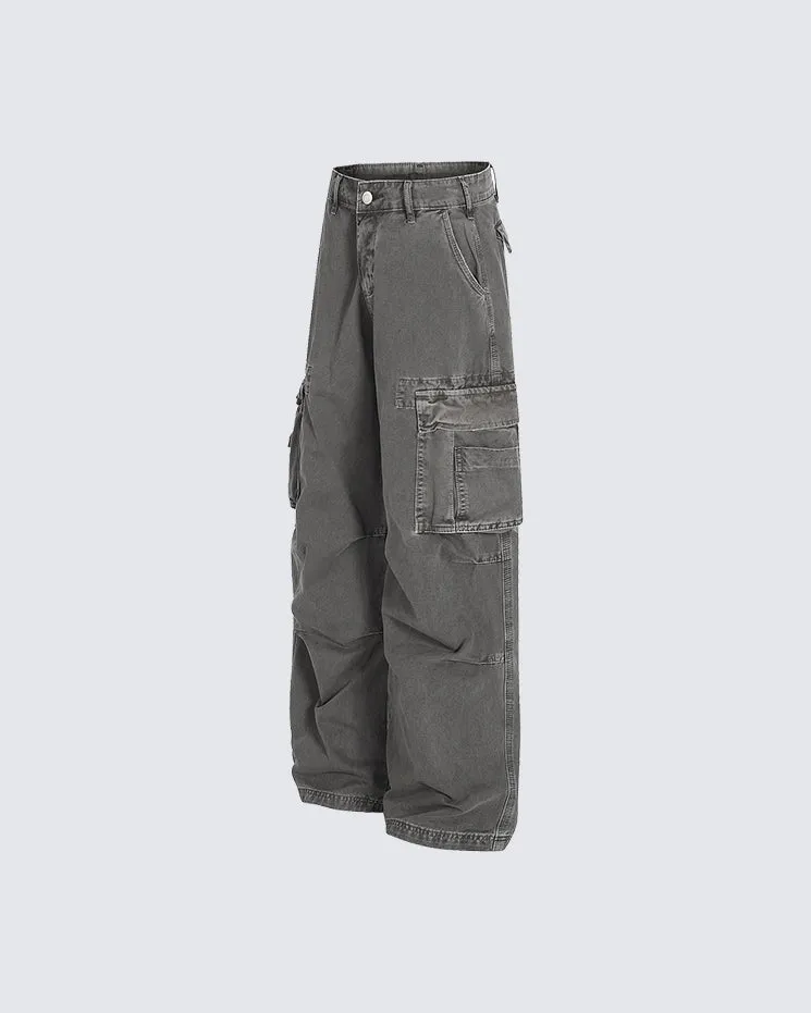 American High Street Style Cargo Pants sold by KIIKIO product image thumbnail 2