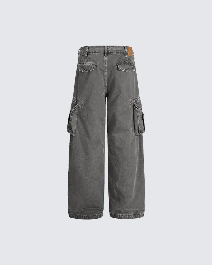 American High Street Style Cargo Pants sold by KIIKIO product image thumbnail 3