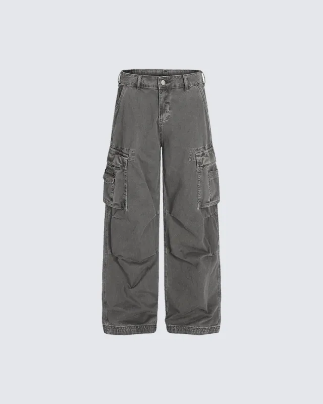 American High Street Style Cargo Pants sold by KIIKIO