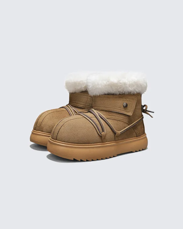 Capybara Suede Snow Boots sold by KIIKIO