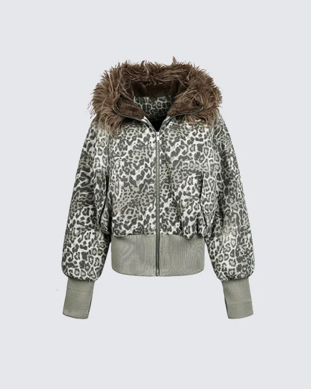American Style Fur Collar Cotton Jacket sold by KIIKIO