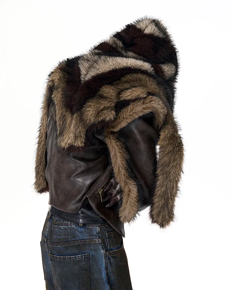 Faux Mink Fur Warm Trapper Hat sold by KIIKIO product image thumbnail 3