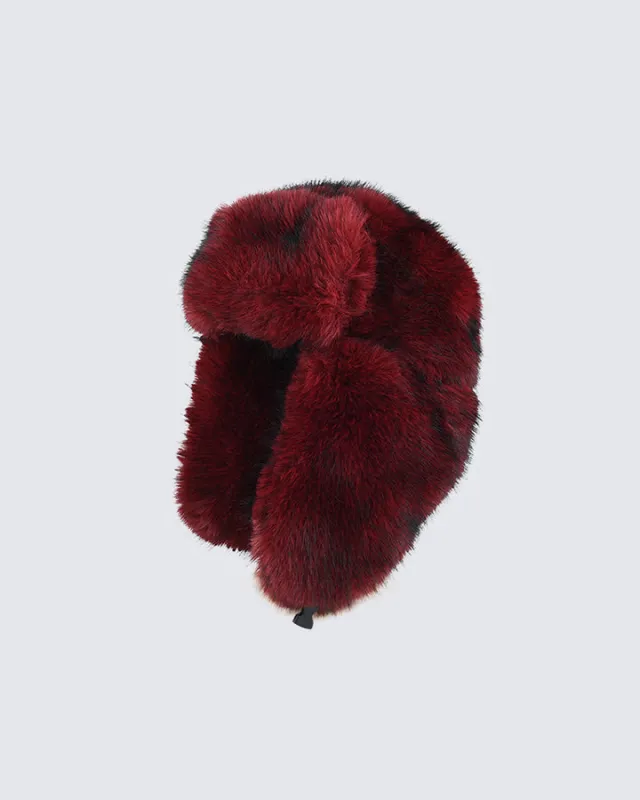 Faux Mink Long-Fur Trapper Hat sold by KIIKIO