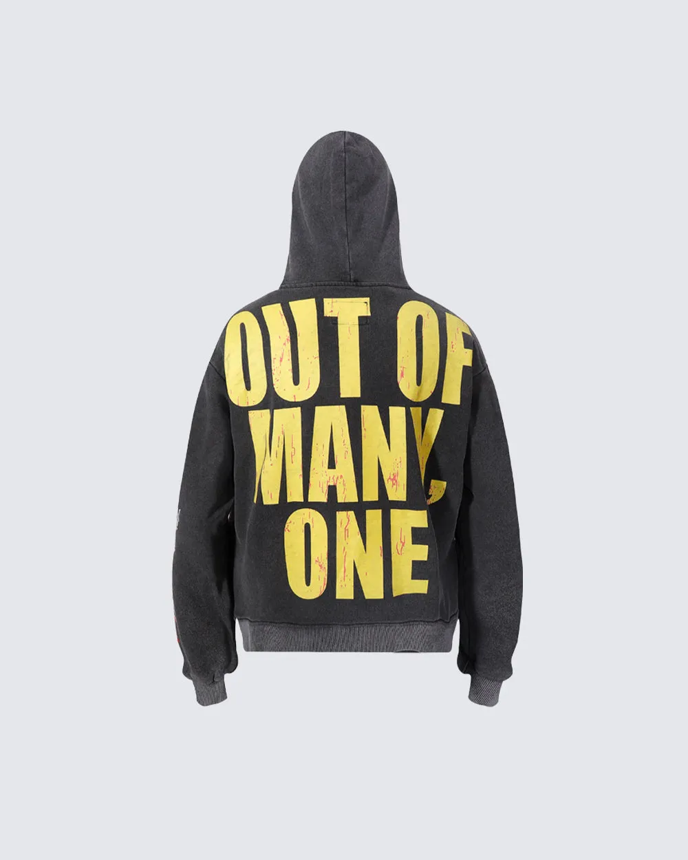 American Retro Skull Print Pullover Sweatshirt sold by KIIKIO product image thumbnail 2