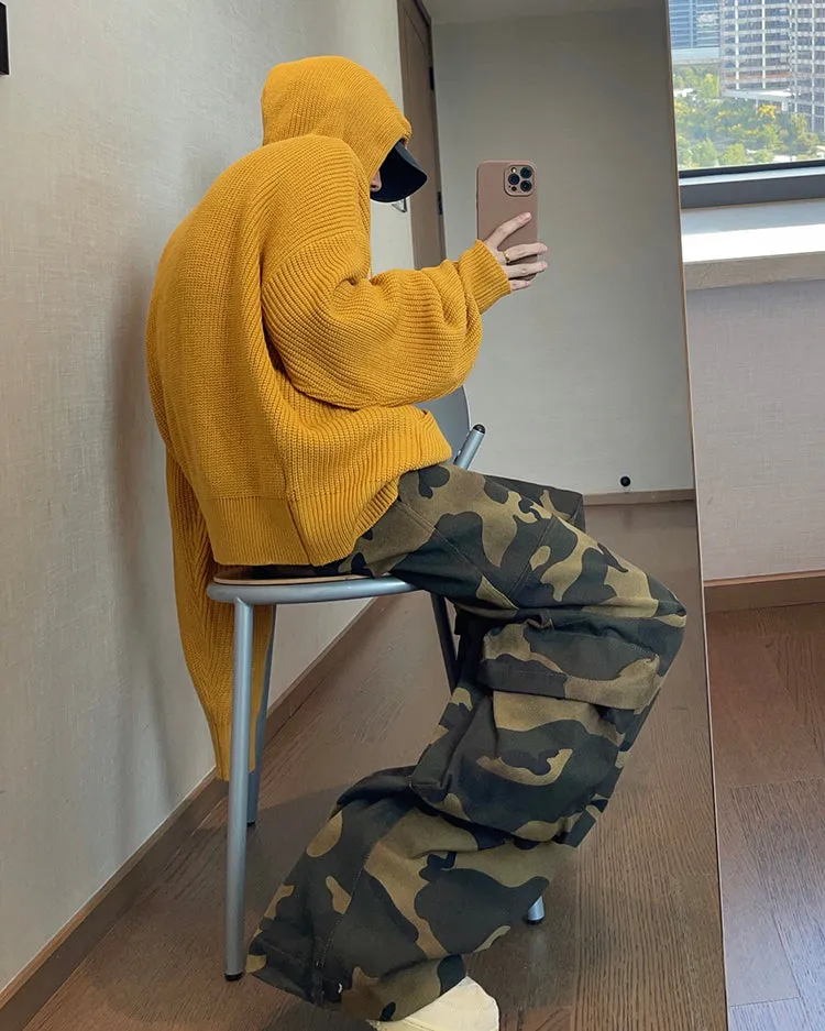 Vintage Relaxed Knit Hoodie sold by KIIKIO product image thumbnail 5