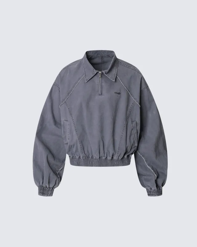 American Retro Washed Distressed Flight Jacket sold by KIIKIO