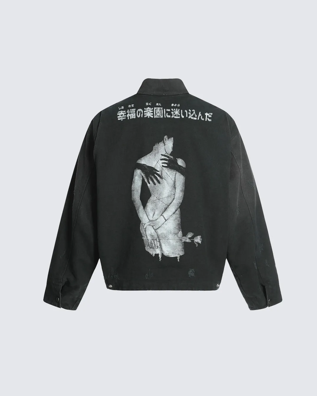 Vintage Punk Street Cargo Denim Jacket sold by KIIKIO