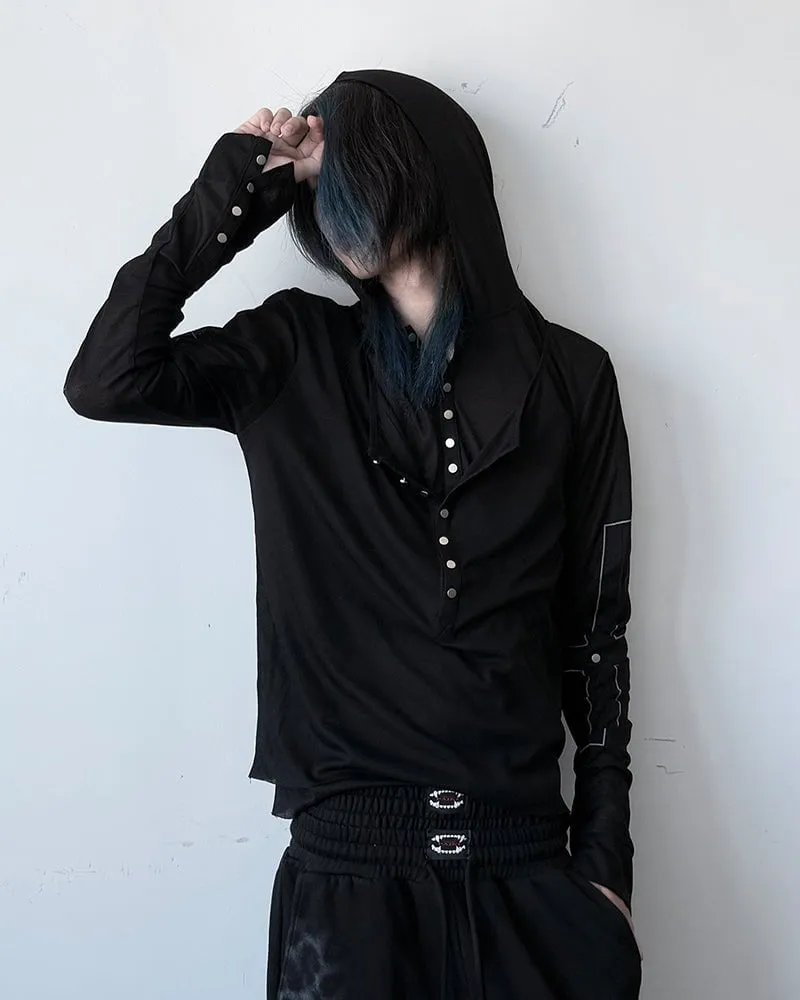 Slim Fit Long Sleeve Pullover with Unique Design sold by KIIKIO product image thumbnail 5