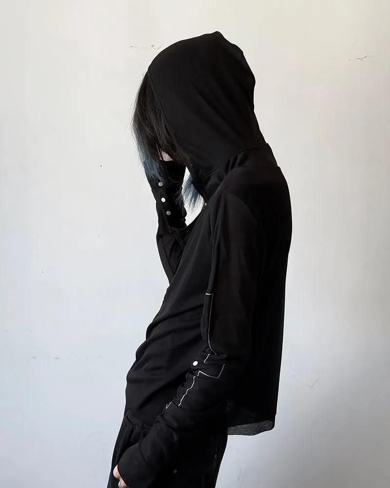 Slim Fit Long Sleeve Pullover with Unique Design sold by KIIKIO product image thumbnail 4