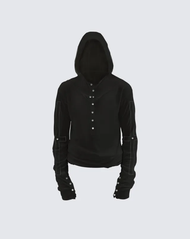 Slim Fit Long Sleeve Pullover with Unique Design made by KIIKIO