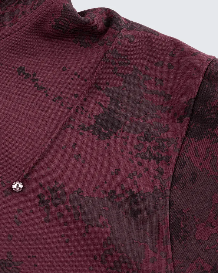 Distressed Washed Hoodie Sweatshirt sold by KIIKIO product image thumbnail 4