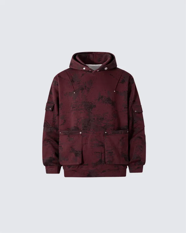 Distressed Washed Hoodie Sweatshirt sold by KIIKIO