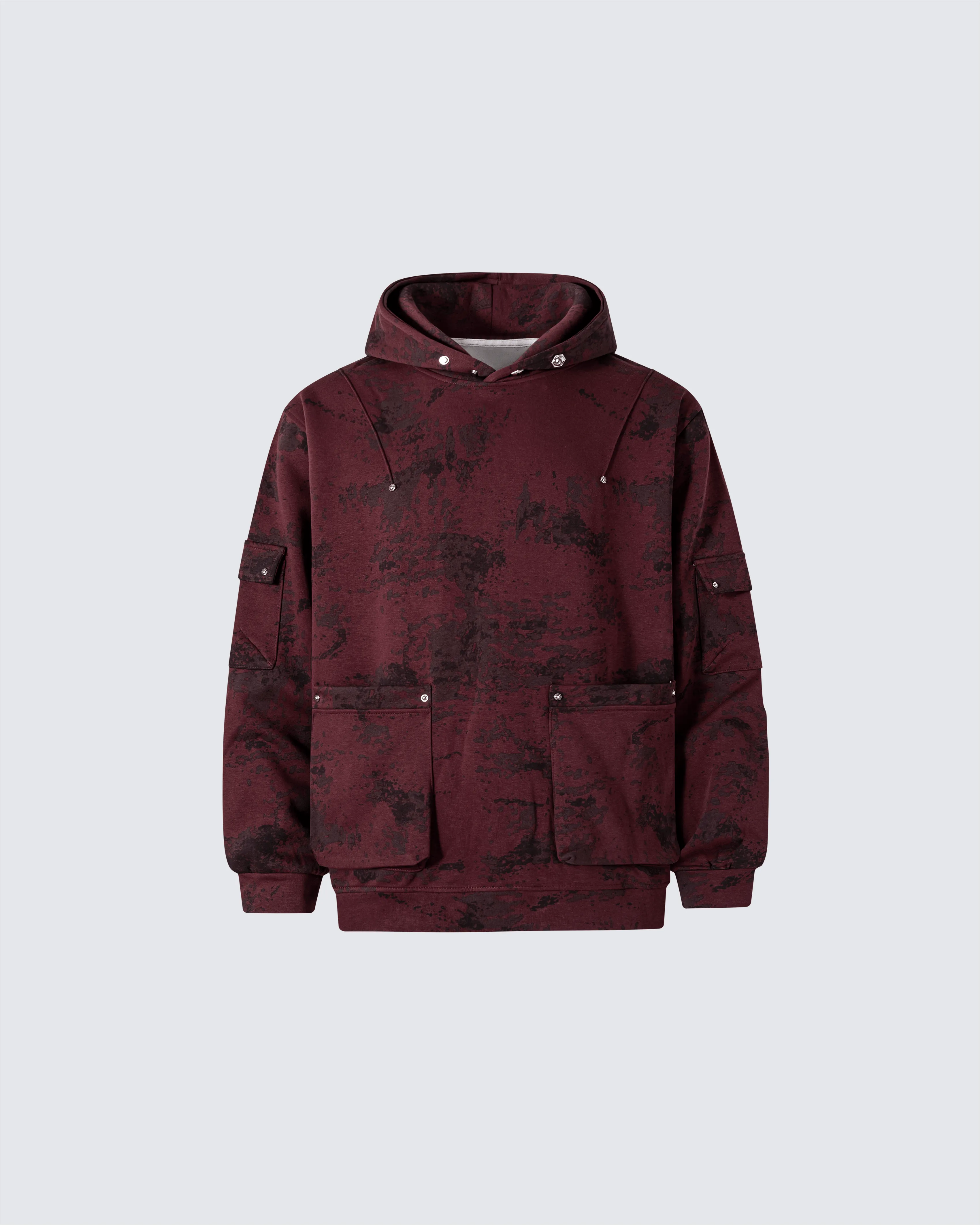 Distressed Washed Hoodie Sweatshirt sold by KIIKIO