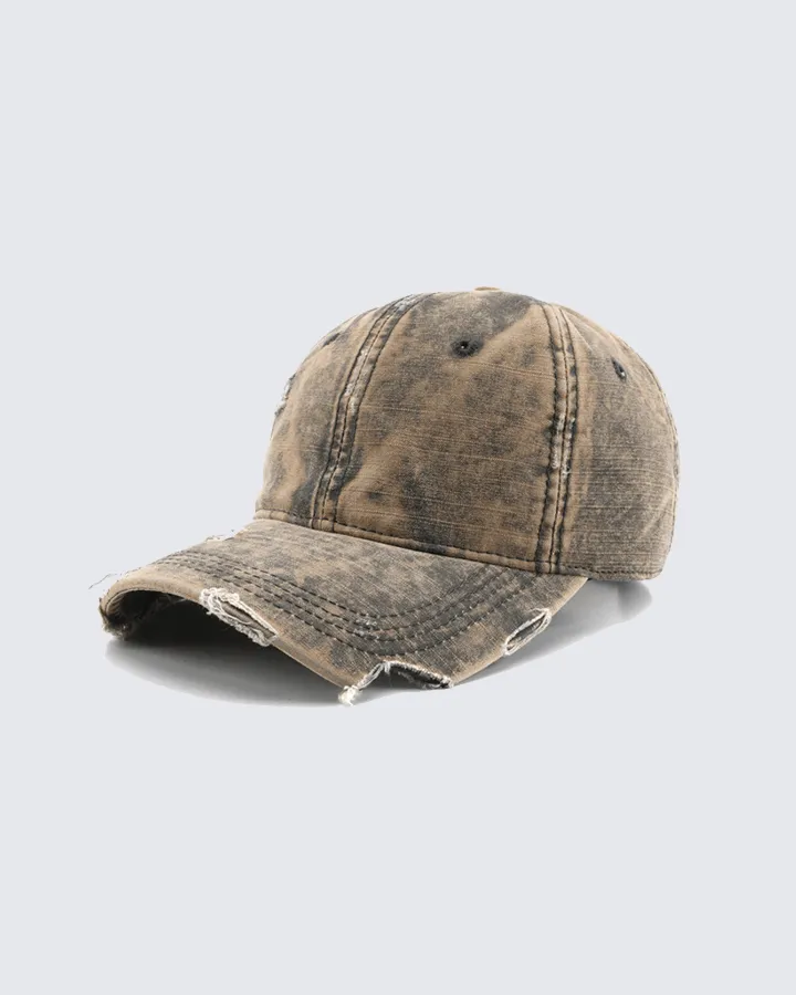 Distressed Vintage Washed Dad Hat sold by KIIKIO product image thumbnail 2