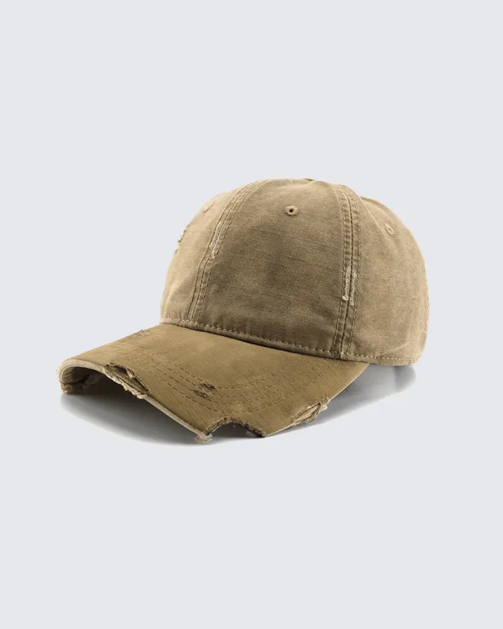 Distressed Vintage Washed Dad Hat sold by KIIKIO product image thumbnail 5