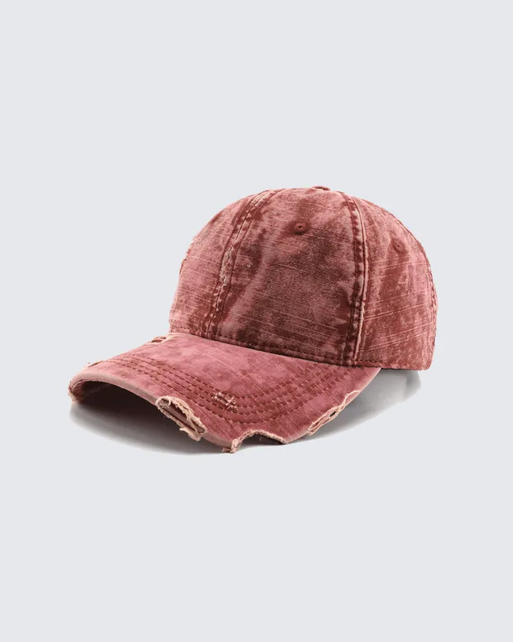 Distressed Vintage Washed Dad Hat sold by KIIKIO product image thumbnail 3