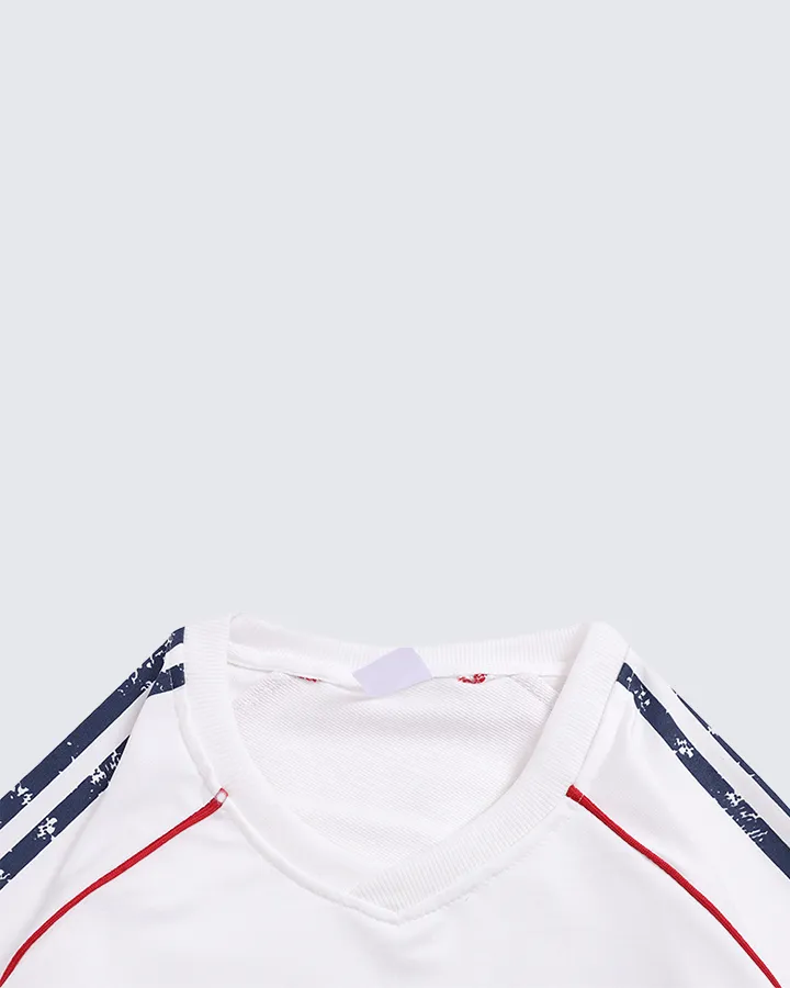 Vintage 96 Print Long Sleeve Streetwear Jersey sold by KIIKIO product image thumbnail 5