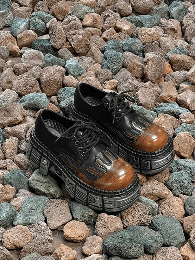 Cyber Flame Platform Derby Shoes sold by KIIKIO product image thumbnail 2