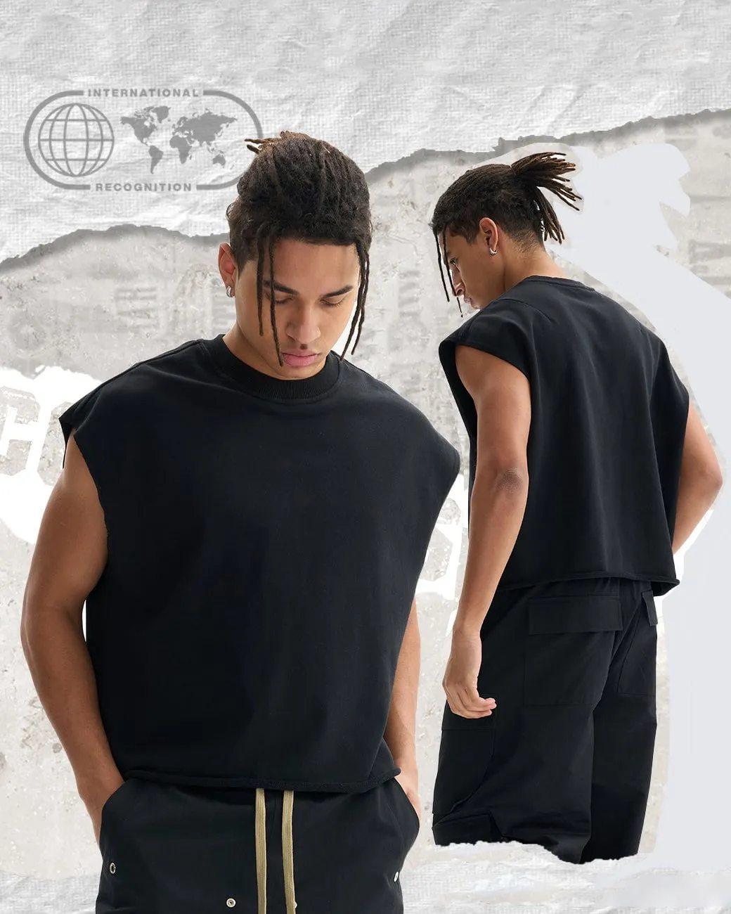 Heavyweight Raw-Edge Tank sold by KIIKIO product image thumbnail 5