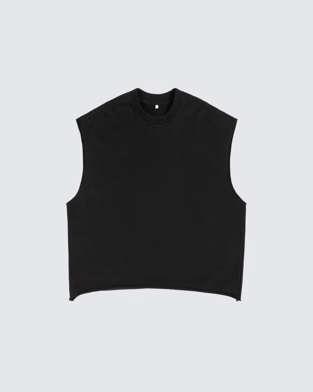 Heavyweight Raw-Edge Tank sold by KIIKIO