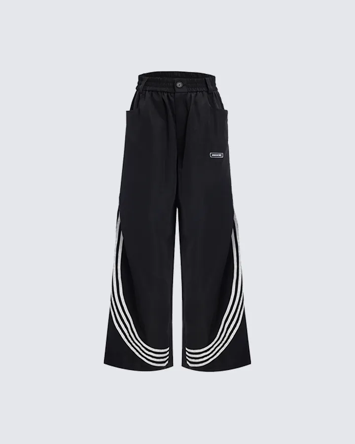 Retro Side Stripe Track Pants sold by KIIKIO product image thumbnail 5