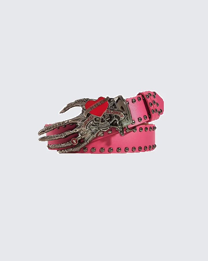 Skull Hand Studded Belt sold by KIIKIO product image thumbnail 2