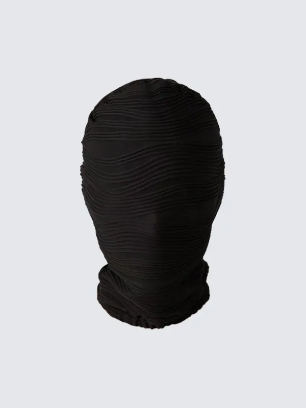 Black Textured Balaclava Mask sold by KIIKIO