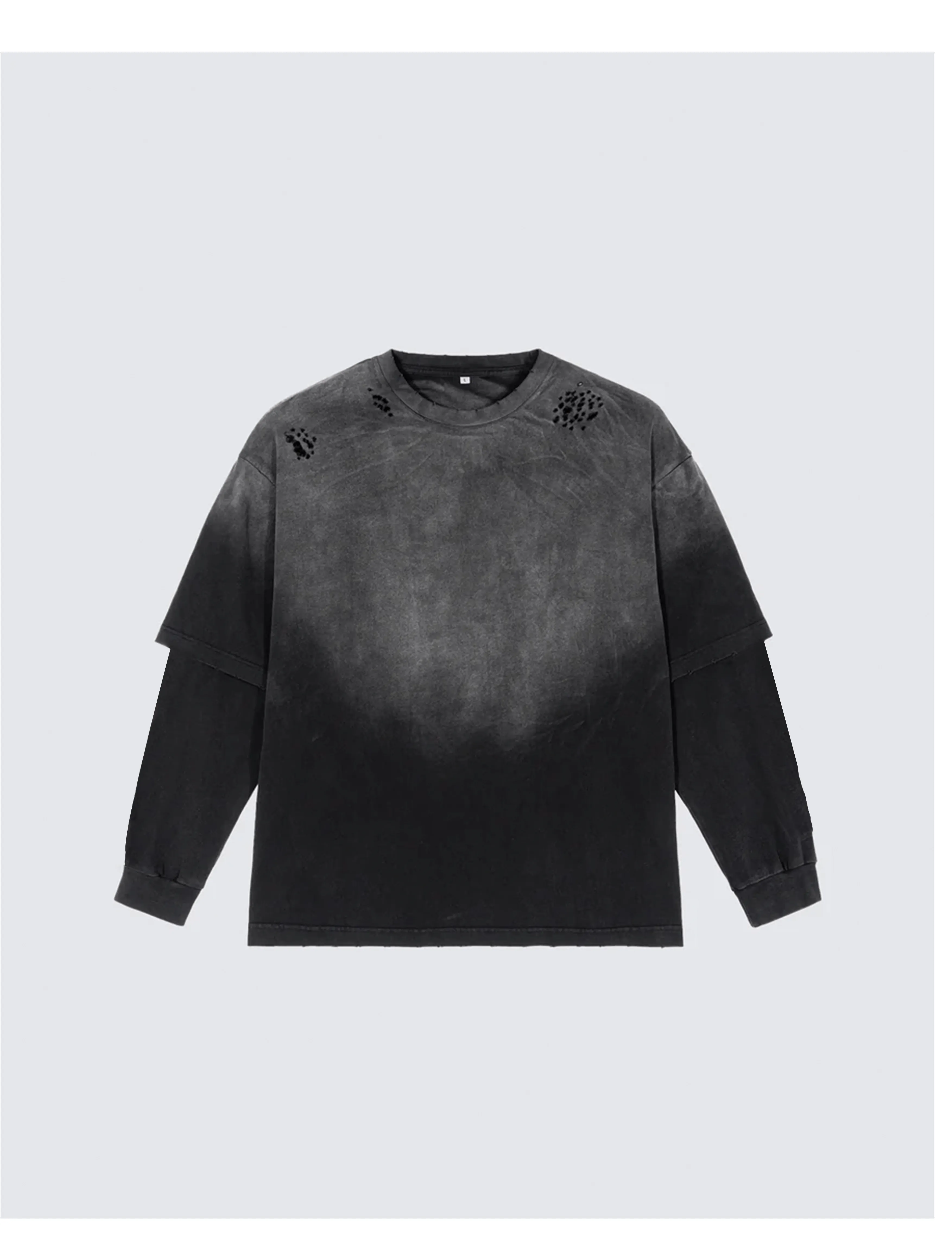 Vintage Washed Long Sleeve T-Shirt sold by KIIKIO product image thumbnail 3