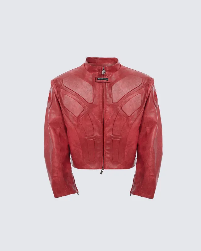 Futuristic Armor-Style Biker Jacket sold by KIIKIO