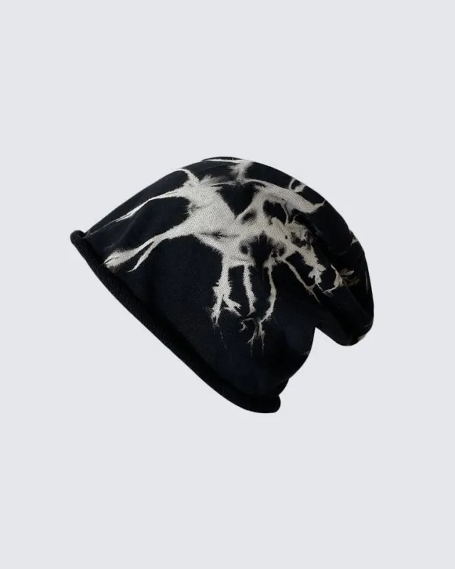 Street Style Tie-Dye Loose Knit Beanie sold by KIIKIO