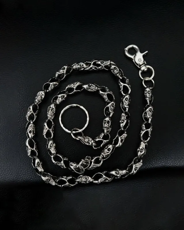 Halloween Skull Metal Wallet Chain sold by KIIKIO
