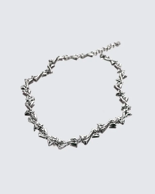 Unregular Twisted Hip-Hop Braided Necklace made by KIIKIO