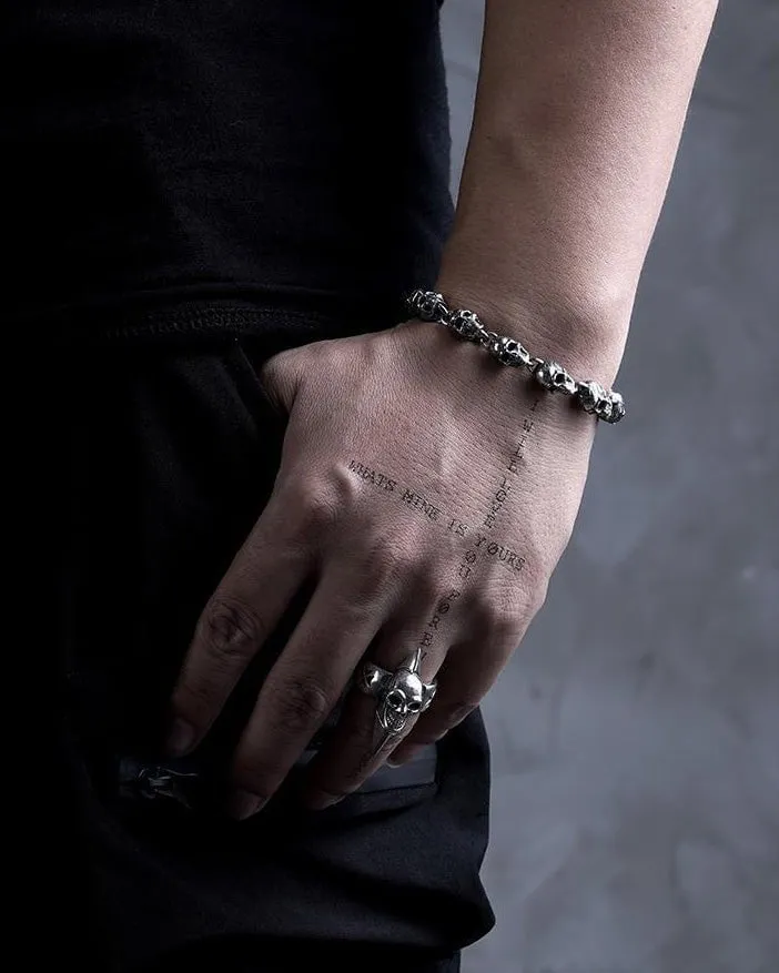 March 2024American Gothic Style Handcrafted Motorcycle Bracelet sold by KIIKIO product image thumbnail 2