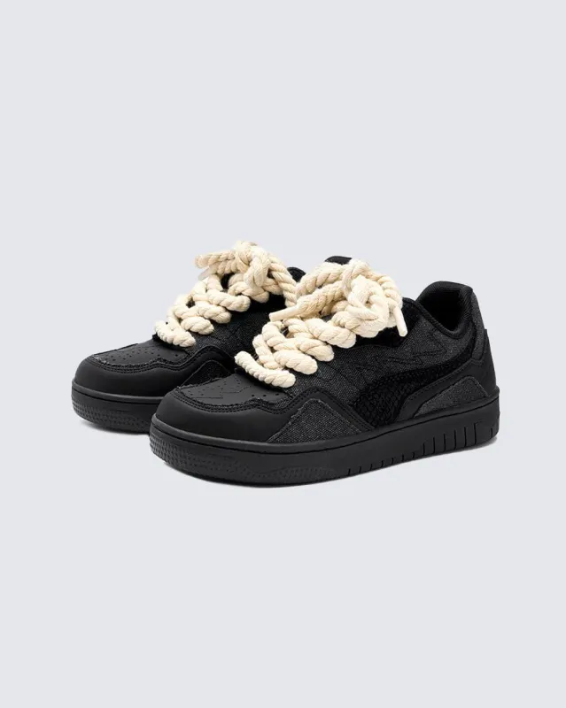 Hemp Rope Lace Low-Top Sneakers sold by KIIKIO