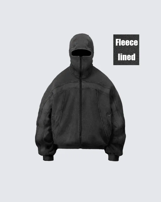 KIIKIO Fleece-Lined and Insulated Hoodie sold by KIIKIO