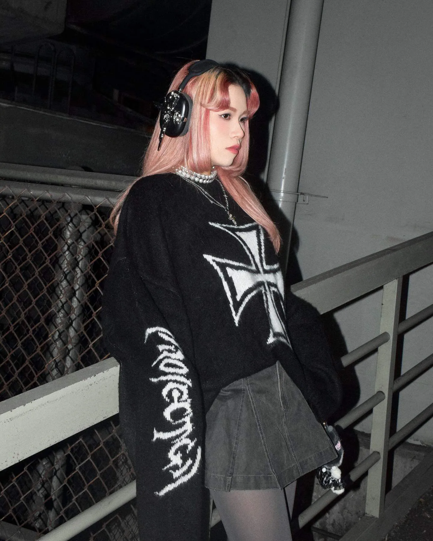 Iron Cross Jacquard Knit sold by KIIKIO product image thumbnail 5