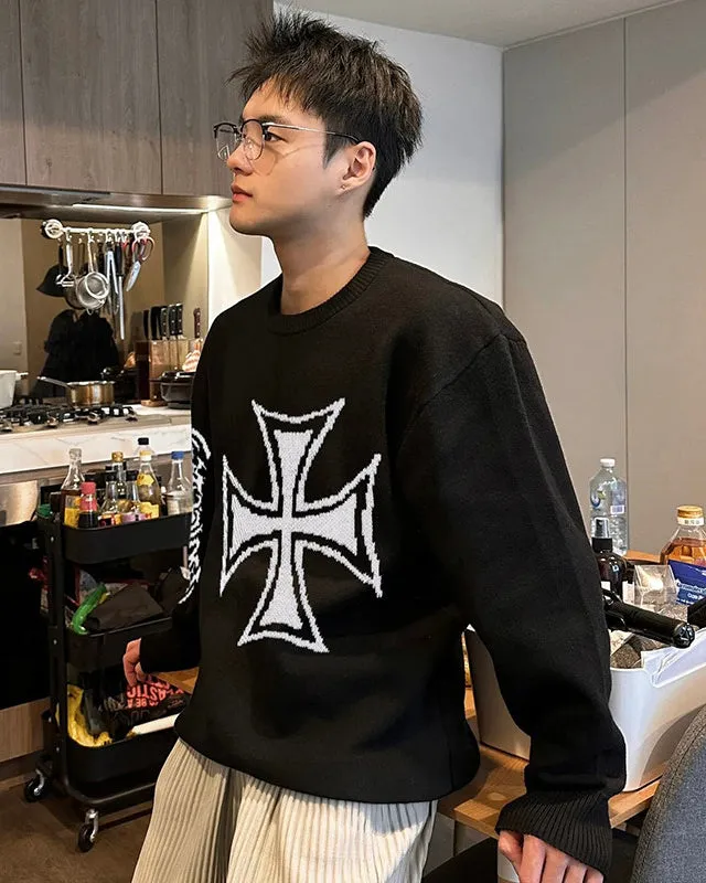 Iron Cross Jacquard Knit sold by KIIKIO product image thumbnail 4