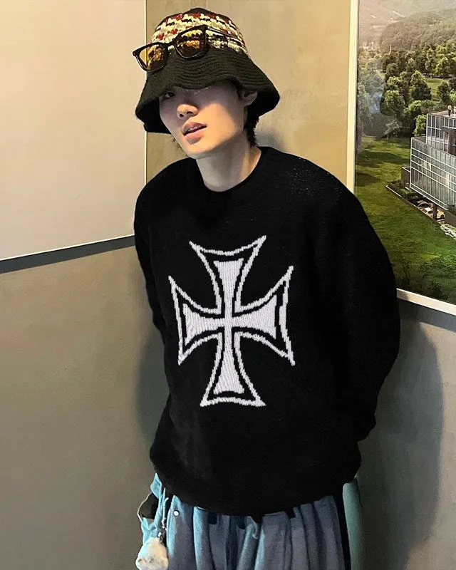 Iron Cross Jacquard Knit sold by KIIKIO product image thumbnail 3