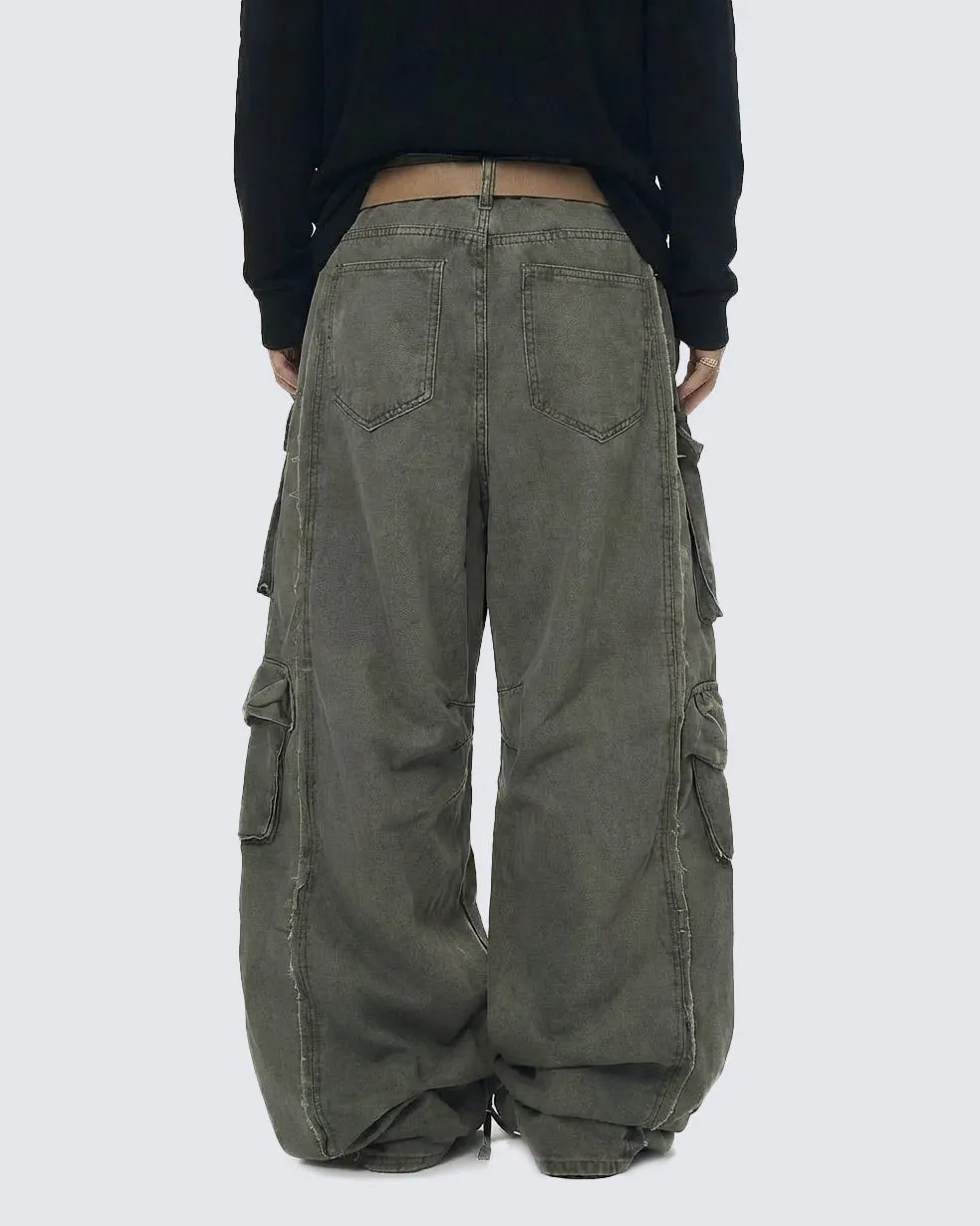 Multi-Pocket Utility Cargo Pants sold by KIIKIO product image thumbnail 4