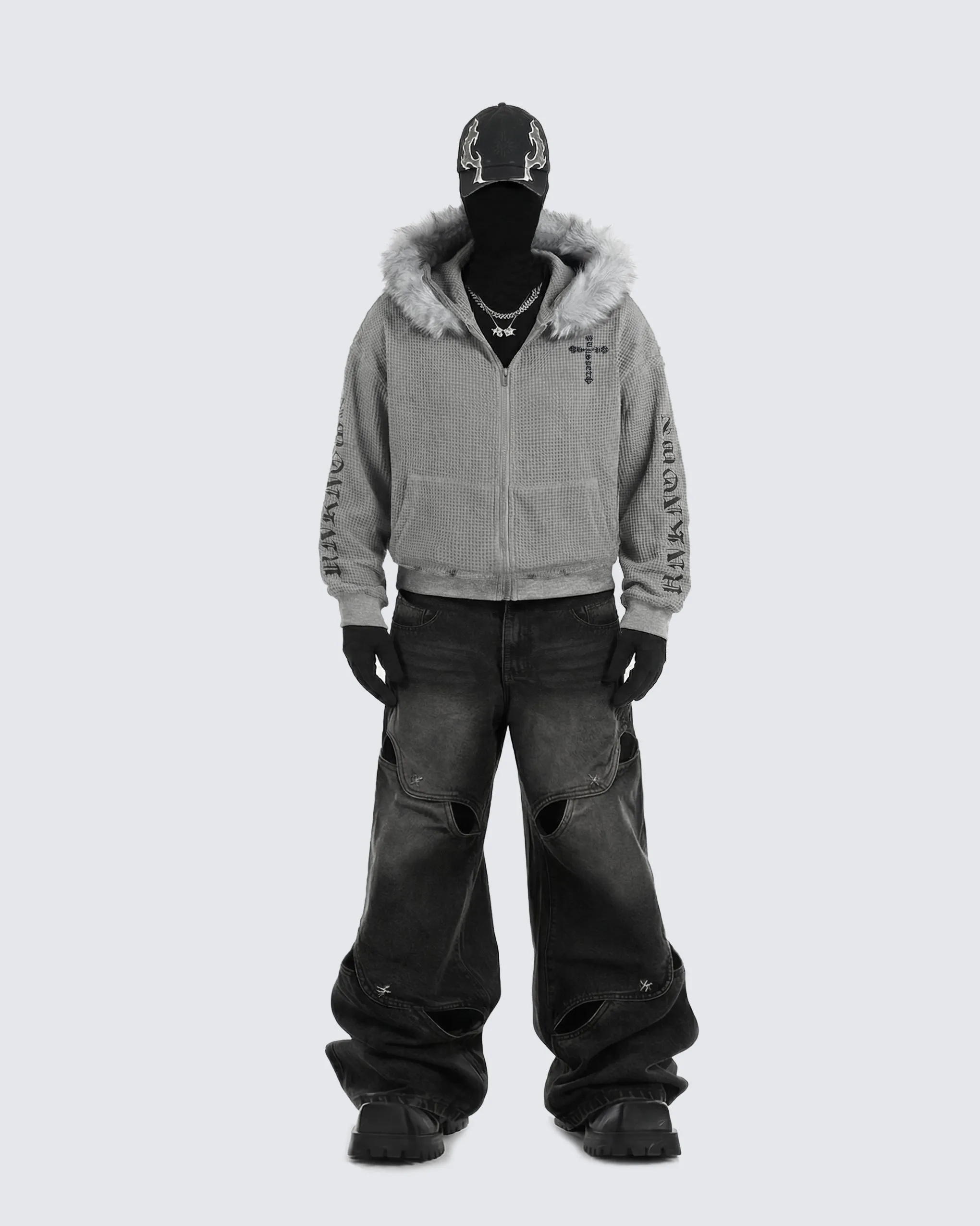 Vintage Embroidered Hoodie sold by KIIKIO product image thumbnail 3