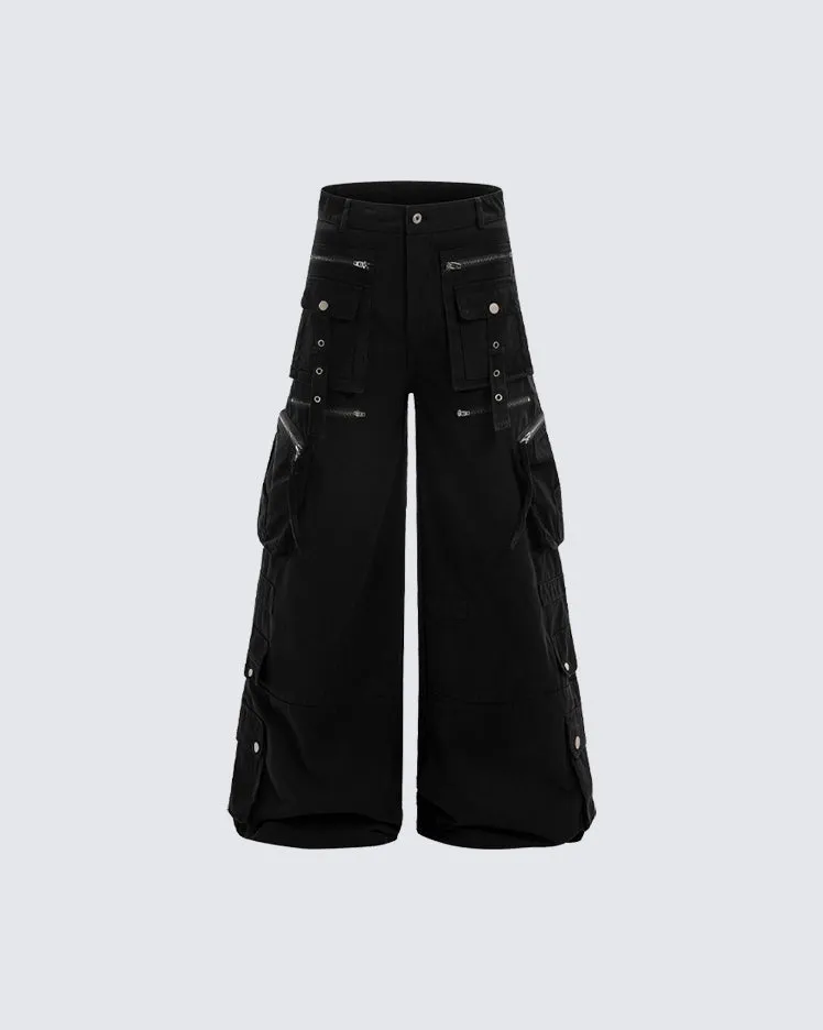 American Workwear Multi-Pocket Denim Pants sold by KIIKIO