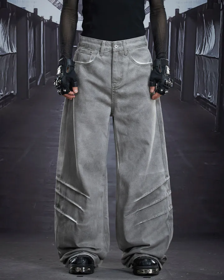 Wasteland Washed Distressed Denim Pants sold by KIIKIO product image thumbnail 2