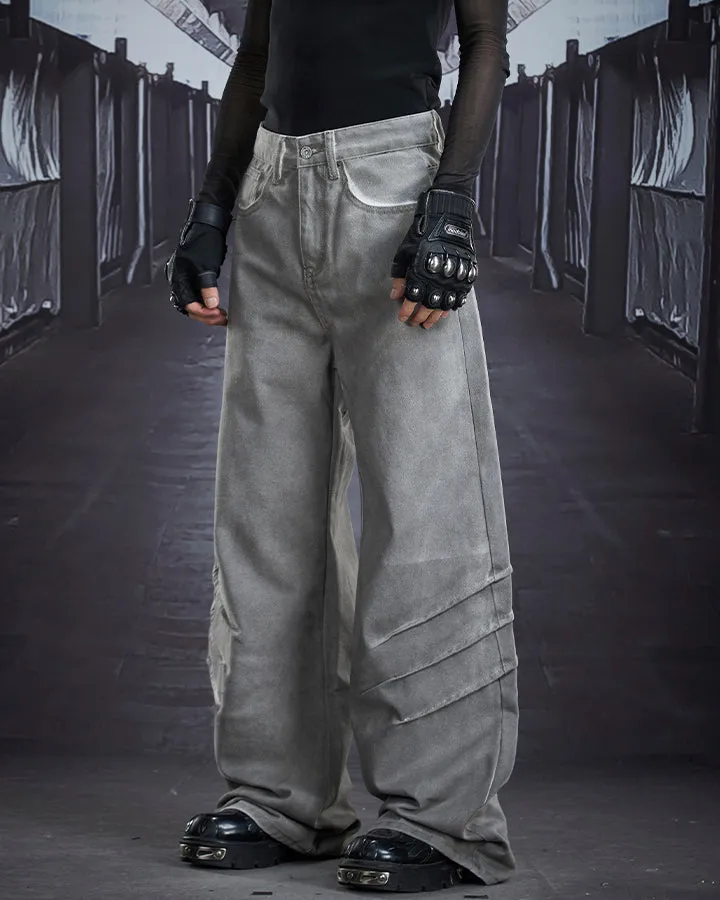 Wasteland Washed Distressed Denim Pants sold by KIIKIO product image thumbnail 4