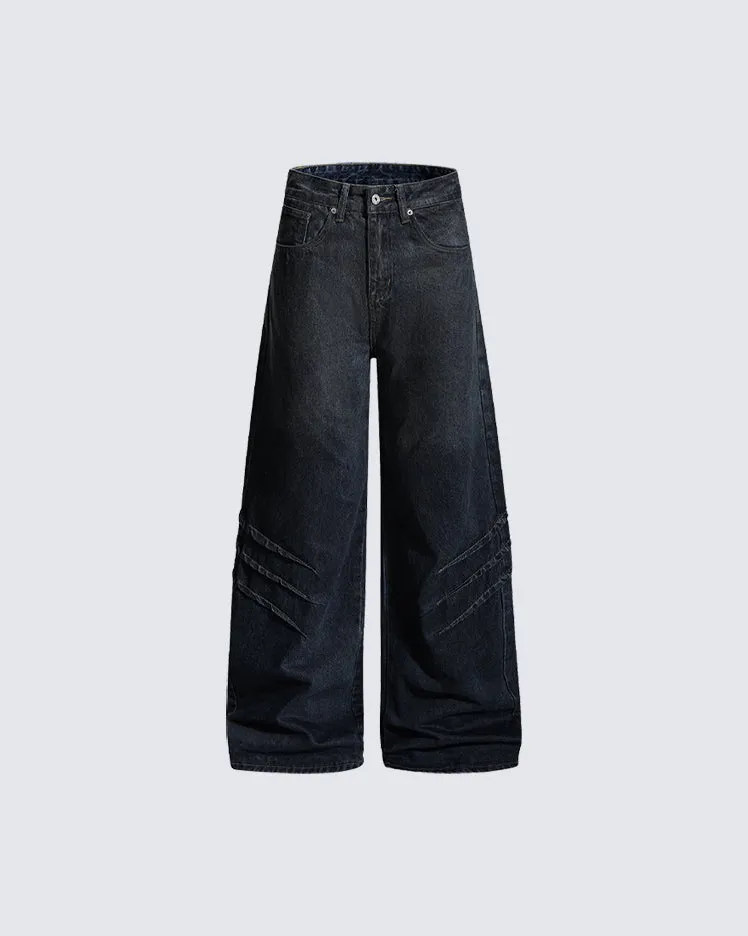 Wasteland Washed Distressed Denim Pants sold by KIIKIO product image thumbnail 5
