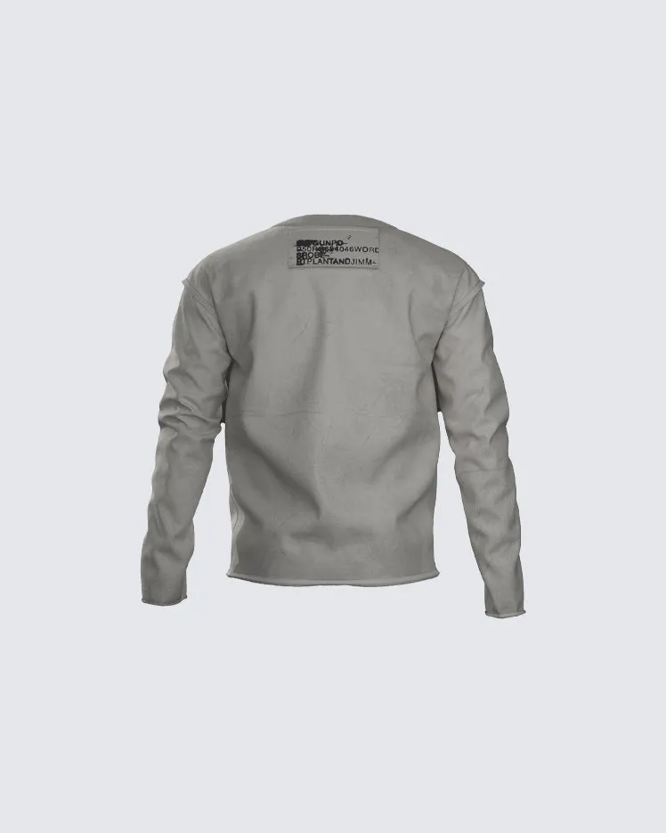 Distressed Cross Graphic Long-Sleeve Top sold by KIIKIO product image thumbnail 5